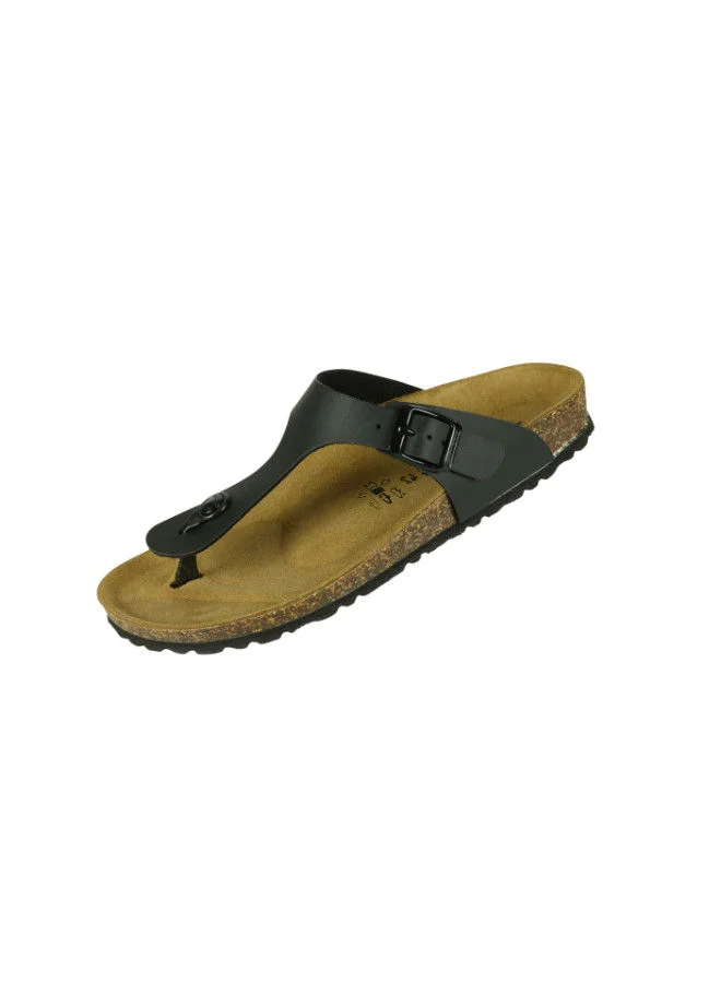 بيوتشيك Biochic Mens Slim Thong Sandals 012-385 1830PR-Black