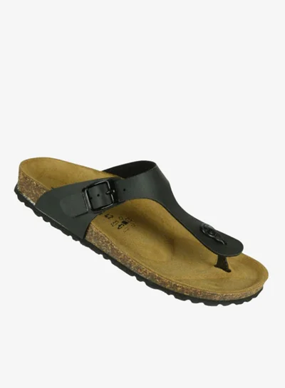 BiOCHIC Biochic Mens Slim Thong Sandals 012-385 1830PR-Black