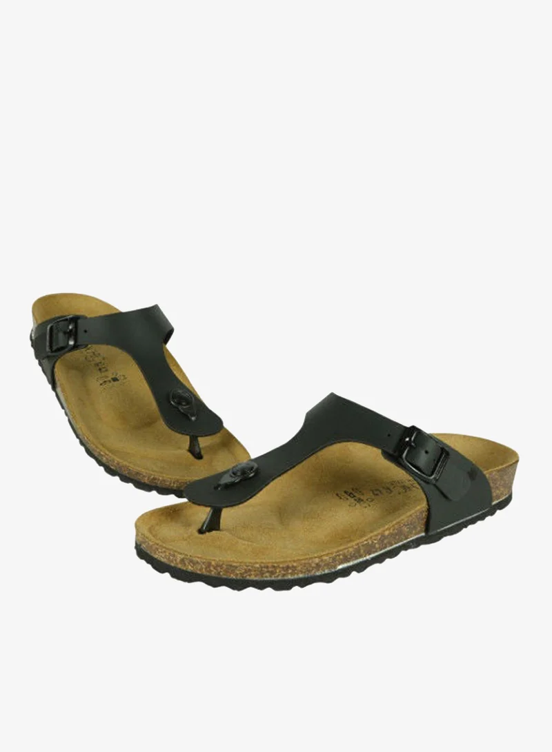 BiOCHIC Biochic Mens Slim Thong Sandals 012-385 1830PR-Black