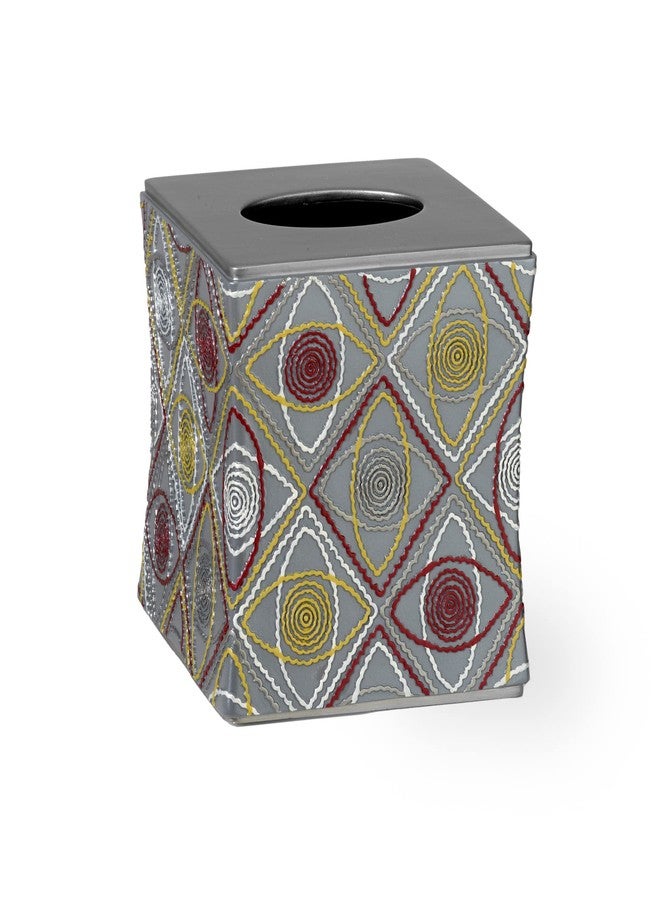 Popular Bath Sedona Elegant Collection Tissue Box, Grey - Image 2