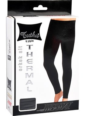 Tutku 0125 Men's Thermal Single Bottom Black  - Image 2
