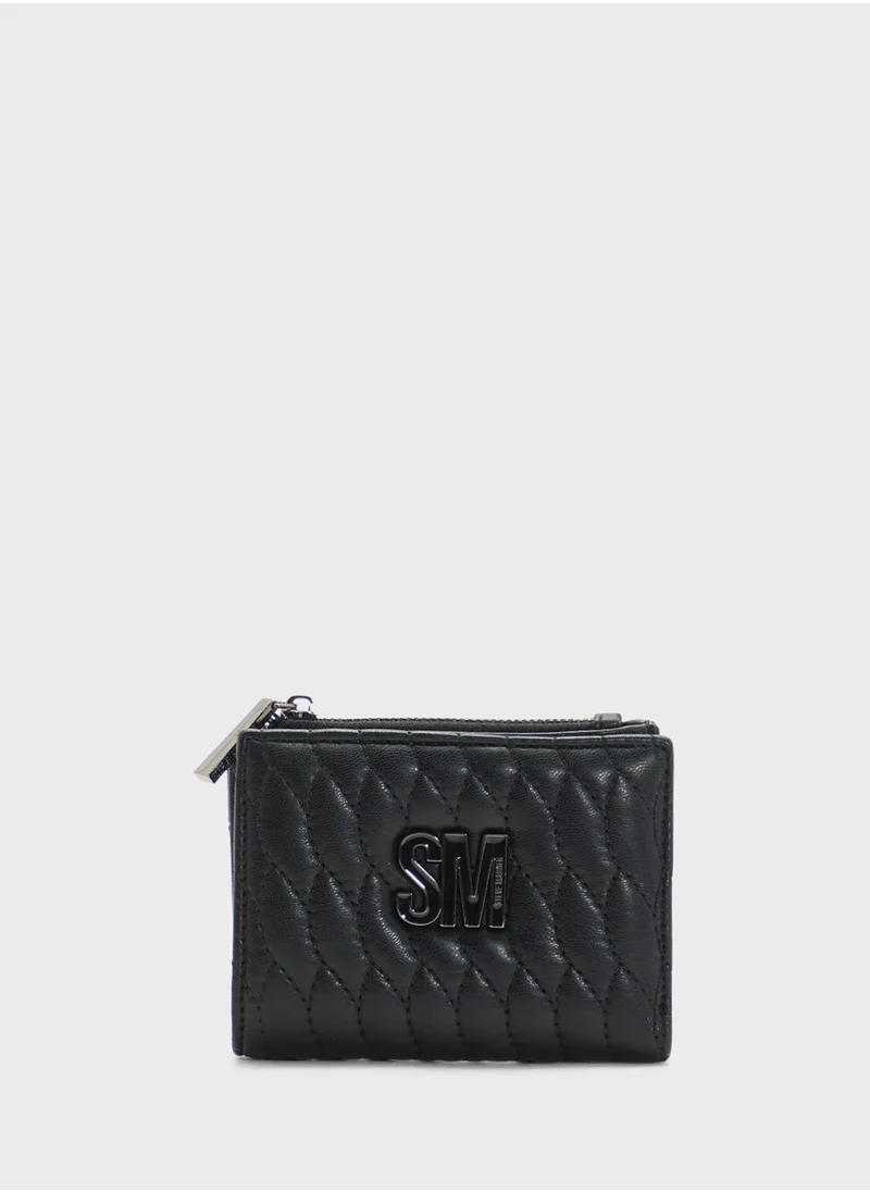 STEVE MADDEN Bbazar Logo Quilted Wallet