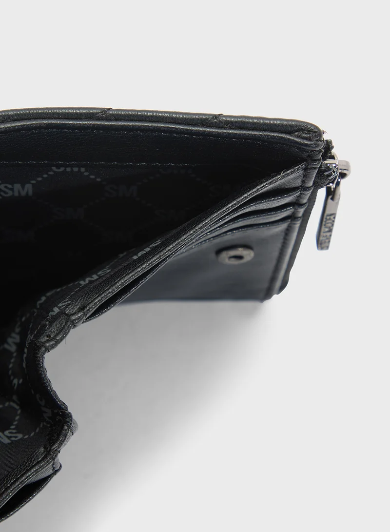 ستيف مادن Bbazar Logo Quilted Wallet