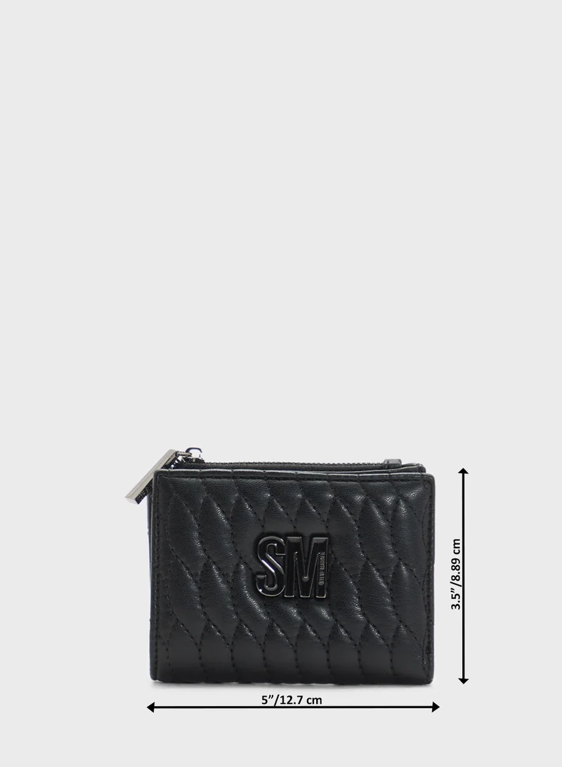 ستيف مادن Bbazar Logo Quilted Wallet