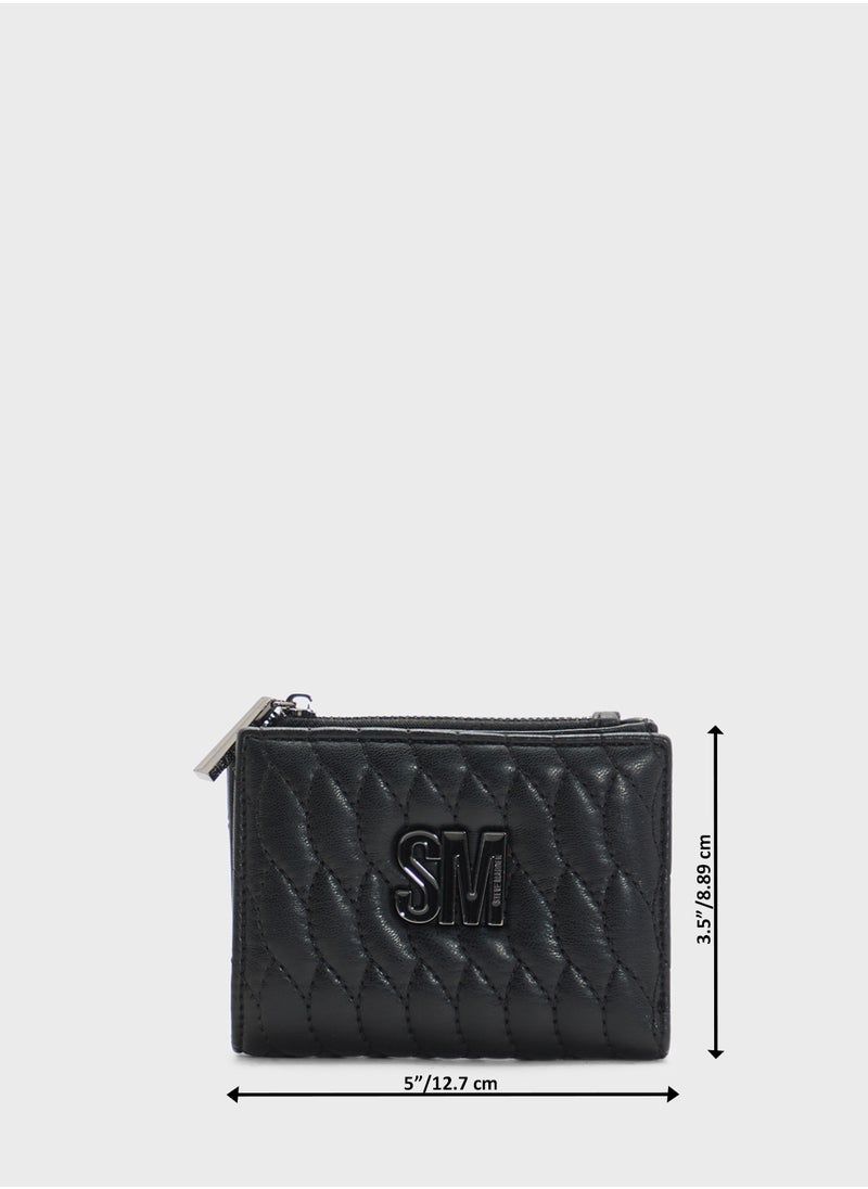 STEVE MADDEN Bbazar Logo Quilted Wallet  - Image 5