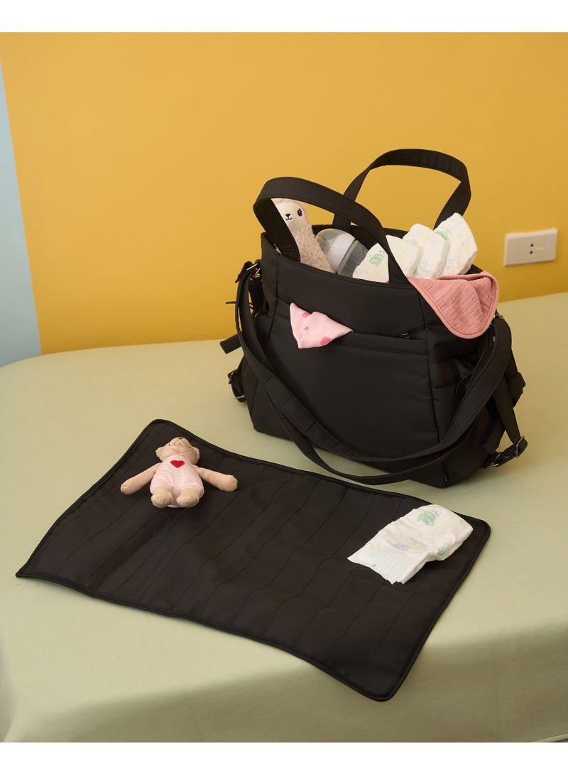 Zuri Diaper Bag- Black - Image 2