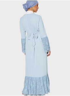 SIVVI for HANIYA Lace Detail Abaya Dress  - Image 2