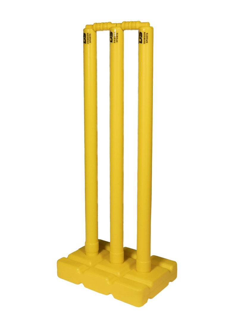 DAWSON SPORTS Plastic Cricket Stump Set with Base and Bails  - Image 3