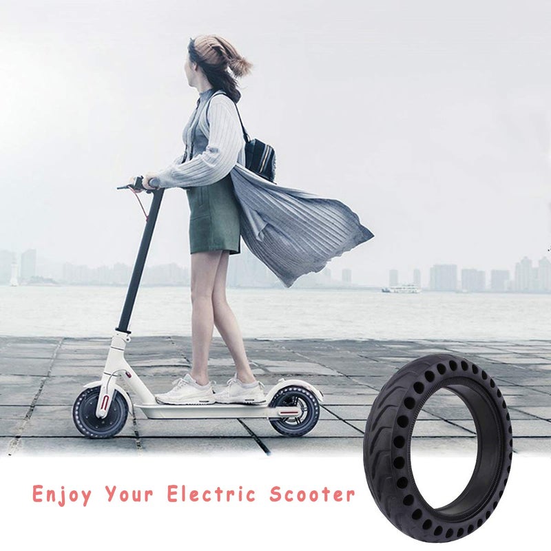 Z-FIRST Solid Tires 8.5 Inches Electric Scooter Wheels Replacement Tire 8-1/2'' Front or Rear Honeycomb Tires for Xiaomi Mijia M365, Gotrax GXL V2 and More (1) - Image 4