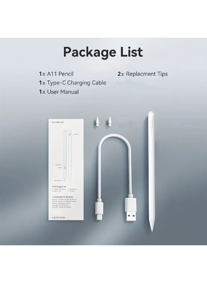 Universal Capacitive Stylus Pen Compatible with iOS/Android/Microsoft Smartphones and Tablets, Tilt Pressure Anti-Misfire High Precision Touch Pen Suitable for iPad, for iPhone, and All Touch Screen Devices - Image 2