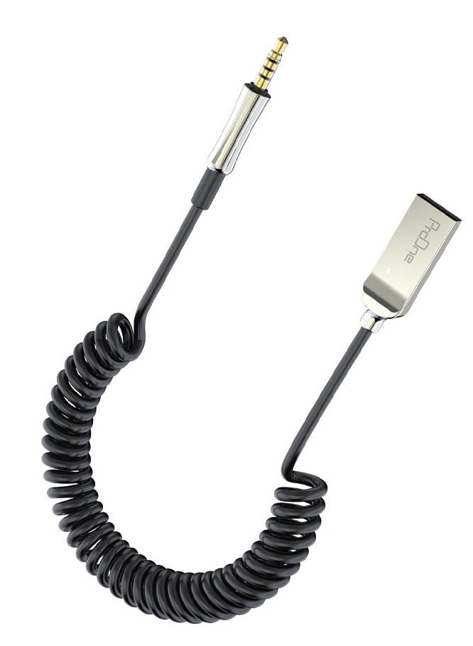 ProOne ProOne PBR915 Bluetooth 5.0 Car Receiver with 3.5mm AUX Output, 100cm Cable, USB-2.0 Powered, Hands-Free Calling & Music Streaming  - Image 3