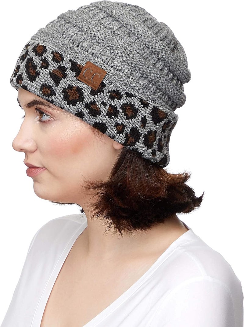 Cc Trendy Warm Chunky Soft Stretch Cable Knit Beanie - Image 3
