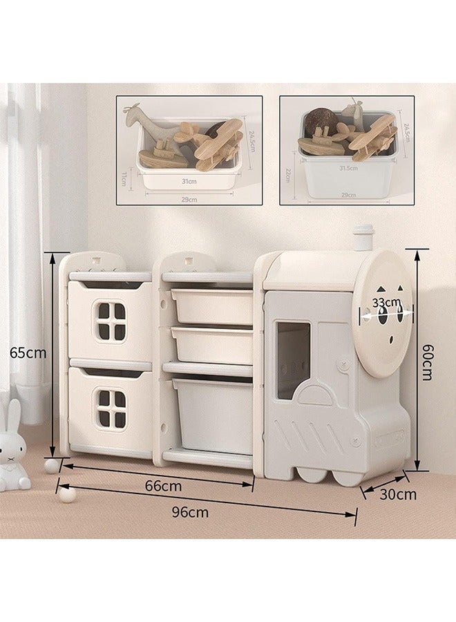 Beauenty Multifunctional children train luxury toy storage rack  - Image 5
