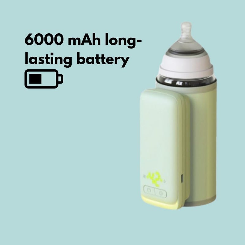 turtees Portable Baby Bottle Warmer with 4-Layer Insulation and 6 Temperature Settings - Image 3