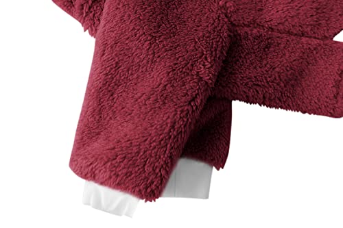 Esobo Fashion Winter Dog Warm Coat Jacket Four-Legged Neck Warm Pet Sweaters for Small Medium Large Dogs - Image 4