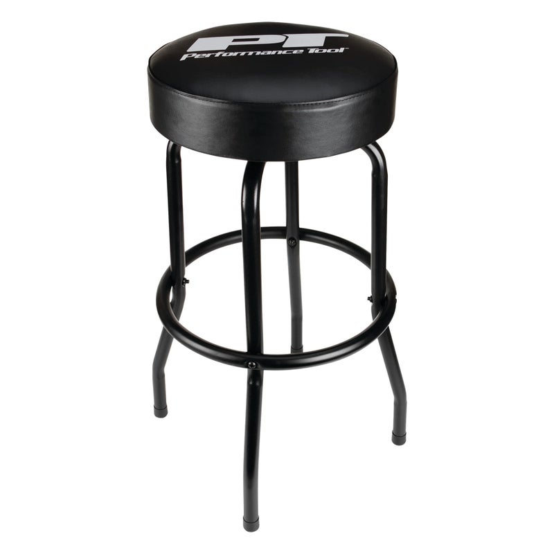 Performance Tool Performance Tool W85010 Swivel Seat Bar Stool for Mechanic Garages and Workshops Black 06x98x58Inches 