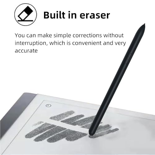 Bimahoo EMR Stylus Compatible with Remarkable 2,Stylus Pen with Eraser, 4096 Pressure Levels, Palm Rejection, Tilt Support with 5 Replacement Pen Tips - Image 3