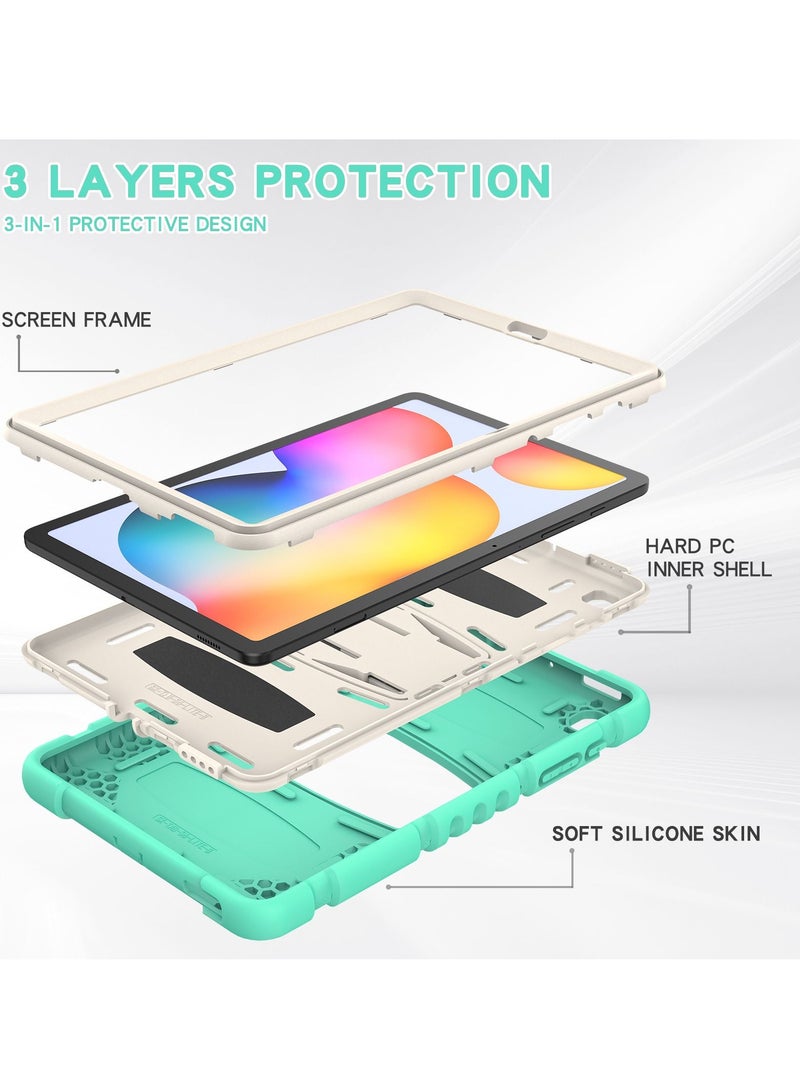 GULFLINK Gulflink Back Cover Protect Case for SAMSUNG Tab S6 Lite P610/P615 10.4inch mint green - Image 5