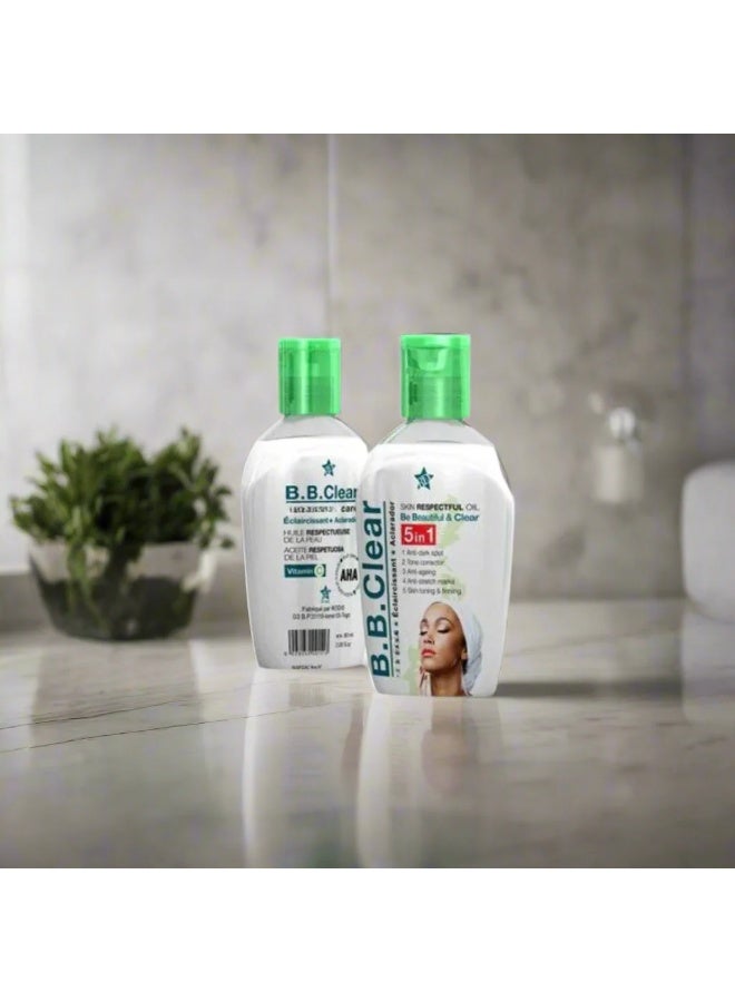 B.B.clear Skin Respectful Oil 60ml - Image 3