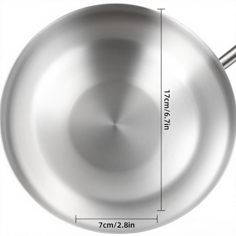 Stainless Steel Skimmer Slotted Spoon Long Handle Ladle Serving Utensil Collapsible Camping Cutlery - Image 5