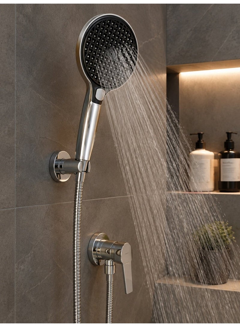 Shower Headset + Shower Hose + Hanger - Image 1