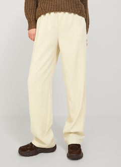 JJXX High Waist Mom Fit Cream Women's Trousers 12200751  - Image 3