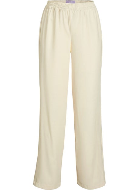 JJXX High Waist Mom Fit Cream Women's Trousers 12200751  - Image 1