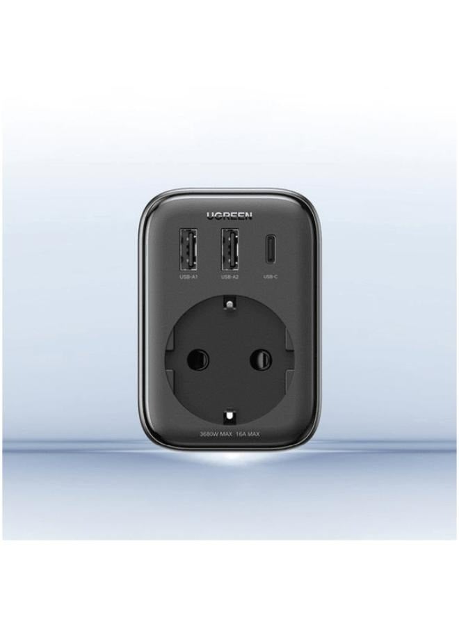يو جرين [6957303896134] UGREEN Outlet Extender 4-in-1 30W - Image 2