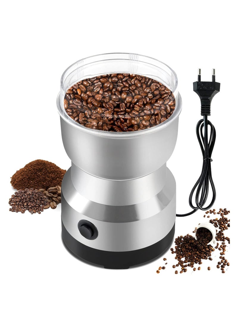 FALMER - 300ml 500W Multifunctional Electric Coffee Grinder, Four Stainless Steel Blades for Fine and Efficient Grinding, for Grinding Coffee Beans, Spices, Flax Seeds and More - Image 1