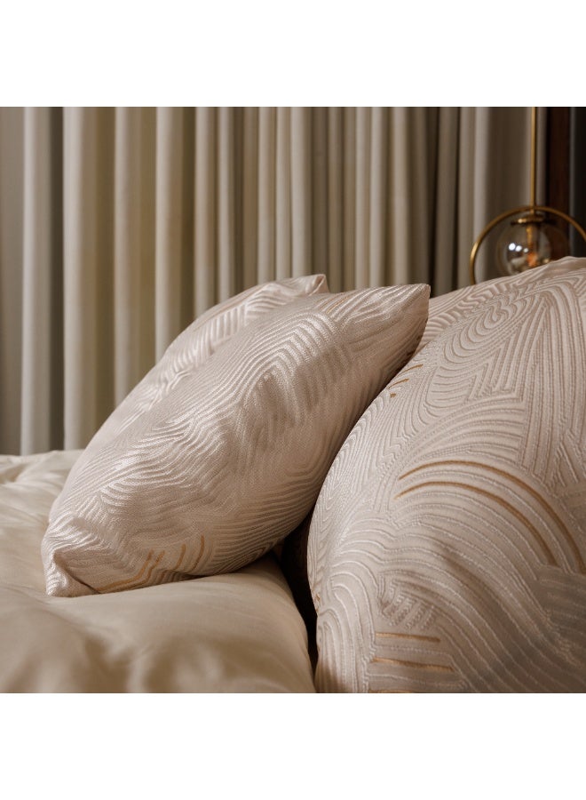 FoamZone Jacquard Microfiber Comforter, 10 PCs King Size 270x260 cm - Image 2