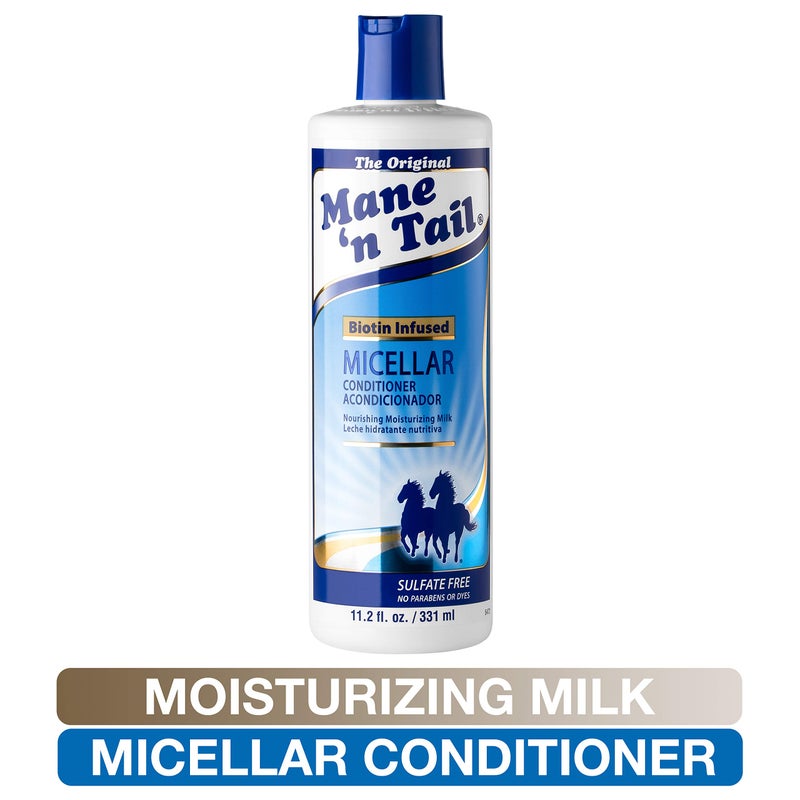 Mane 'n Tail Micellar Conditioner Biotin Infused, Creamy White, 11.2 Ounce - Image 3