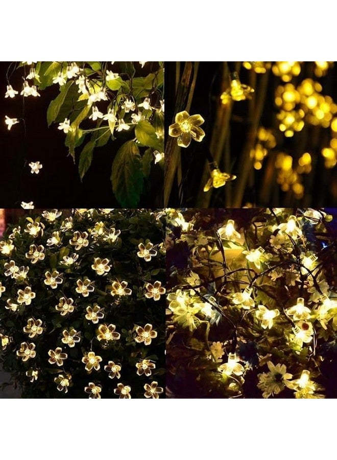 fizzytech Plastic Flower Fairy String Lights of Home Decoration Diwali Light Lights of Home Decoration 12 Meter 60 Led Warm White - Image 5