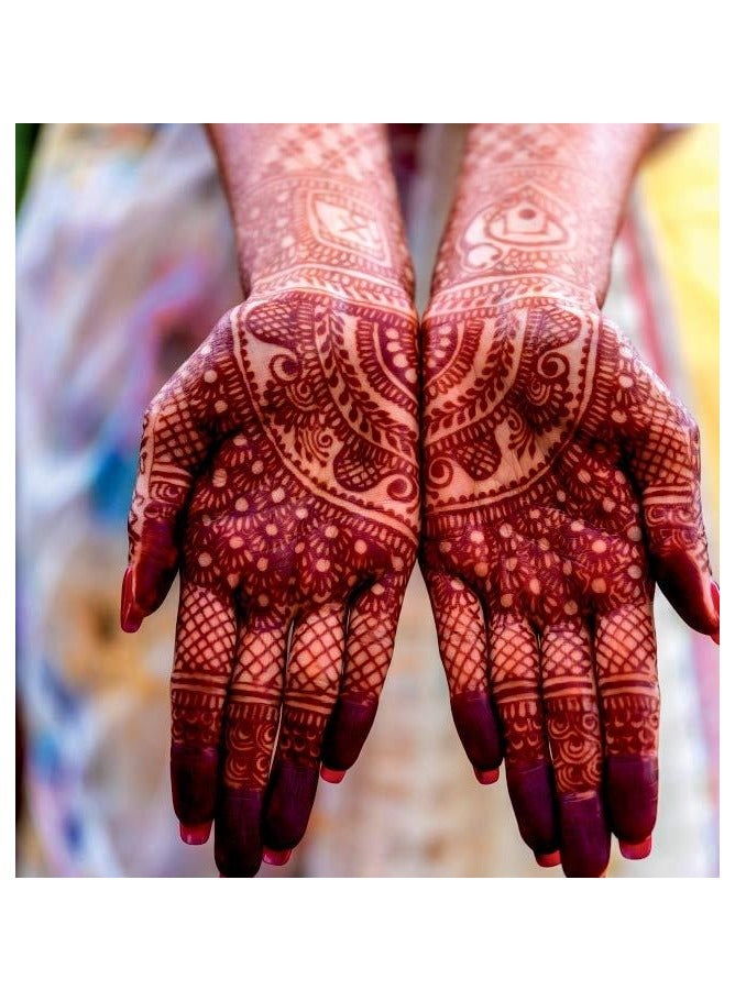 Amina Henna Herbal Mehndi Natural Henna Powder For Skin, Hand, Feet and Hair, Green (2 Packs 200 g) - Image 4