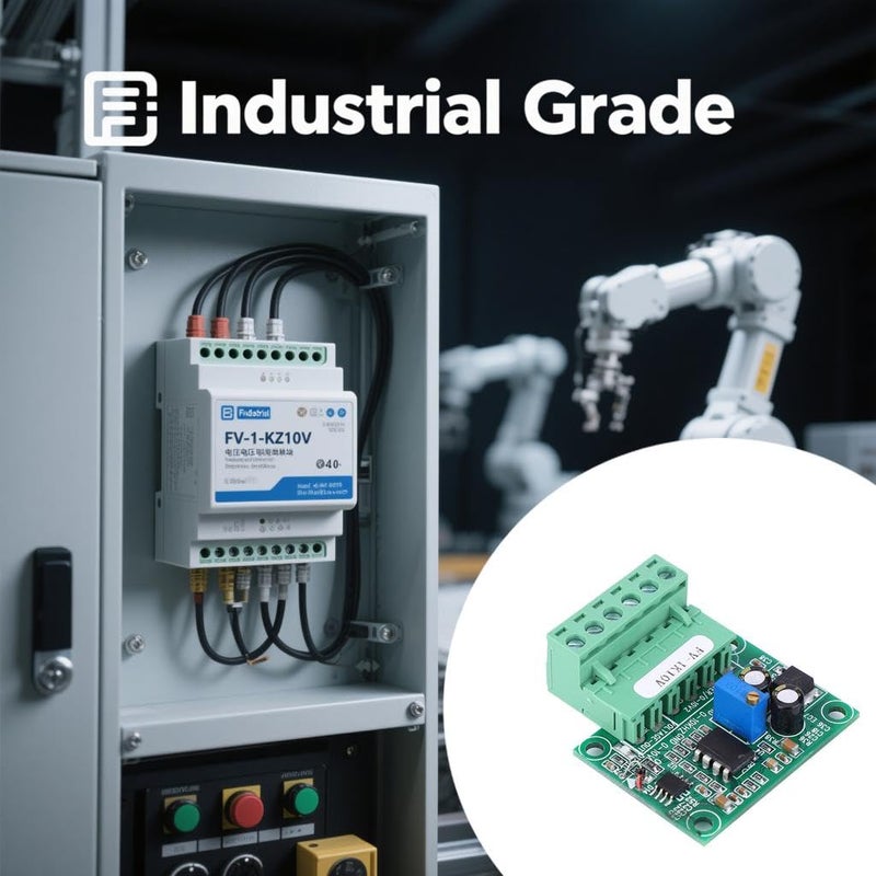 FV 0 1KHz 10V وحدة تحويل التردد إلى الجهد لبطاقة تحكم الحركة PLC 4 5x4 7x1 7 سم - Image 5