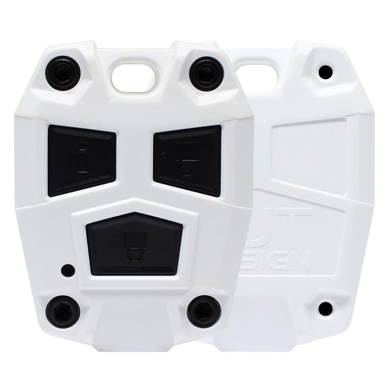 AJT Design ABS Plastic Keyfob for FJ Cruiser 20082014 Key Fob Replacement FJ Cruiser Accessories Made in USA White