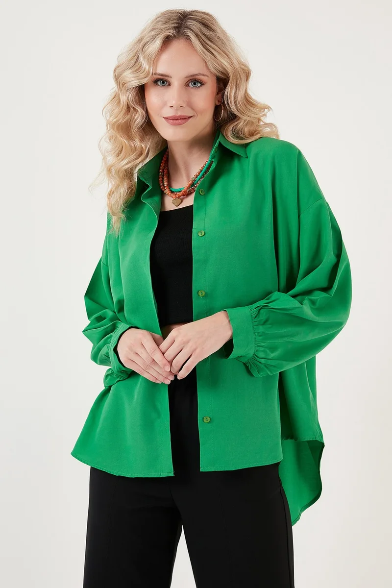 Lela Cotton Comfortable Cut Poplin Shirt Women's Shirt 6234788