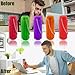 Deiviko 2PCS Little Ouchies Pain Fidget Pocket Mini Fidget Toy for Adults Pain Stim Fidget 3D Printed Venting Key Pendant Spiky Grippie Stim Keychain ColorChanging 30 Novelty Gifts for Friends - Image 4