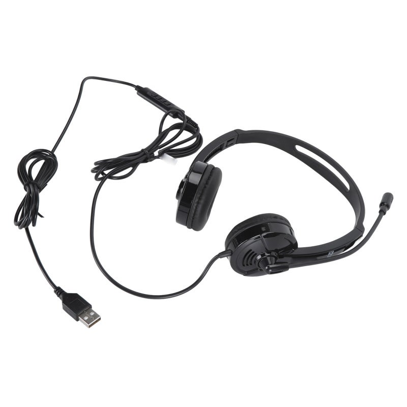 salar Telephone Headset with 30mm Speakers Noise Reduction Business Headset - HiFi Sound Card Chip PC Headset for Office Calls - Image 4