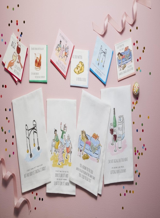 Mud Pie Body Funny Birthday Towel; 26" x 16 1/2" - Image 2