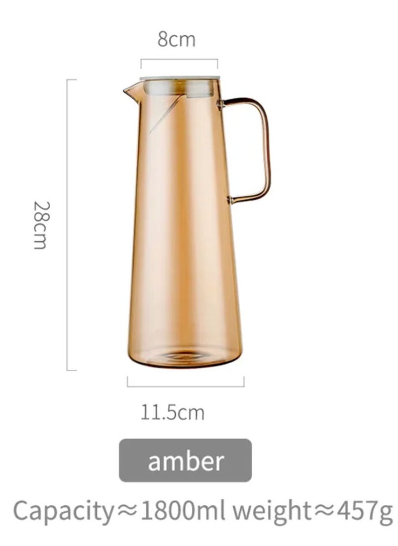 Glass juice and cold drinks glass jug 1800ml