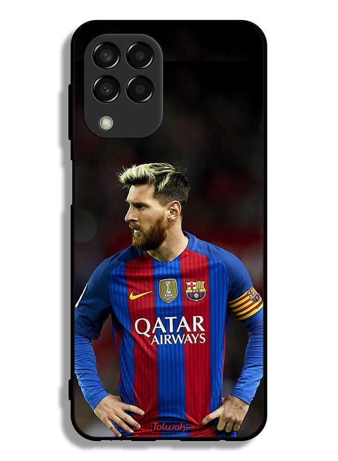 Tolwak Samsung Galaxy M33 Protective Case Cover Messi Barcelona - Image 2
