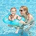 SwimBoBo عوامة سباحة للأطفال من سويمبوبو، مقعد سباحة قابل للنفخ للأطفال الصغار، حلقة عائمة للأطفال بعمر 24 شهرًا، باللون الأزرق الكبير - Image 3