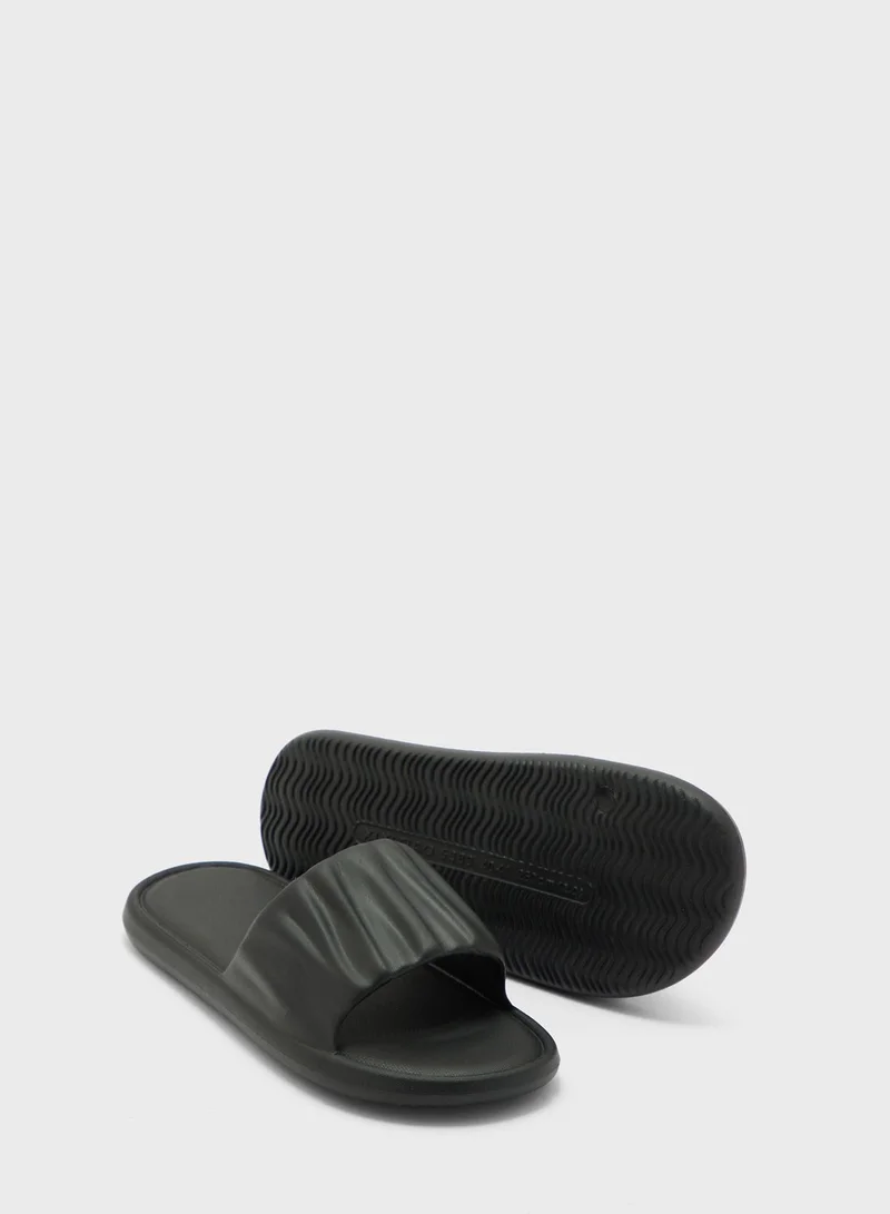 جينجر Ruched One Strape Slide