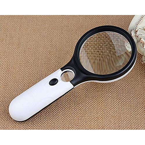 eS³kube 3 LED Light 45X Handheld Mini Pocket Microscope Reading Magnifying Glass Lens Jewellery Loupe - Image 5