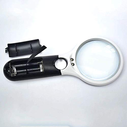 eS³kube 3 LED Light 45X Handheld Mini Pocket Microscope Reading Magnifying Glass Lens Jewellery Loupe - Image 3