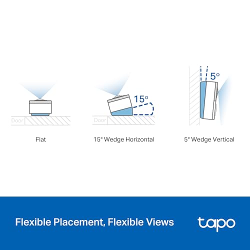 tapo كاميرا جرس الباب الذكي Tapo TP-Link سلكية، 2K 5MP، رؤية ليلية ملونة، زاوية رؤية عريضة 180°، صوت ثنائي الاتجاه، كشف ذكي مجاني، تخزين سحابي وبطاقة SD، تعمل مع أليكسا وجوجل هوم، D130 - Image 4