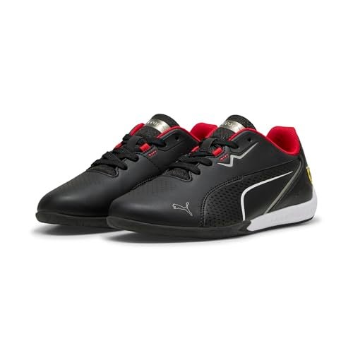 PUMA Scuderia Ferrari Drift CAT Sneaker, Black-Rosso Corsa, 4 US Unisex Big Kid - Image 5