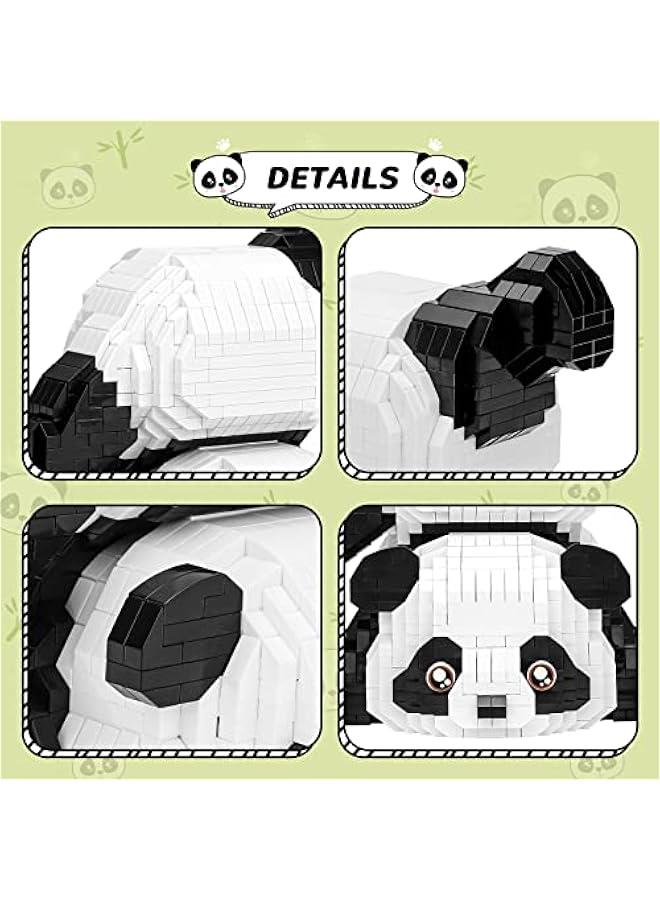 MIXDE Mini Building Blocks Animals Sets for Goodie Bags, 1325 PCS Micro Mini Panda Building Toy Bricks for Adults, Party Favors for Kids  - Image 3