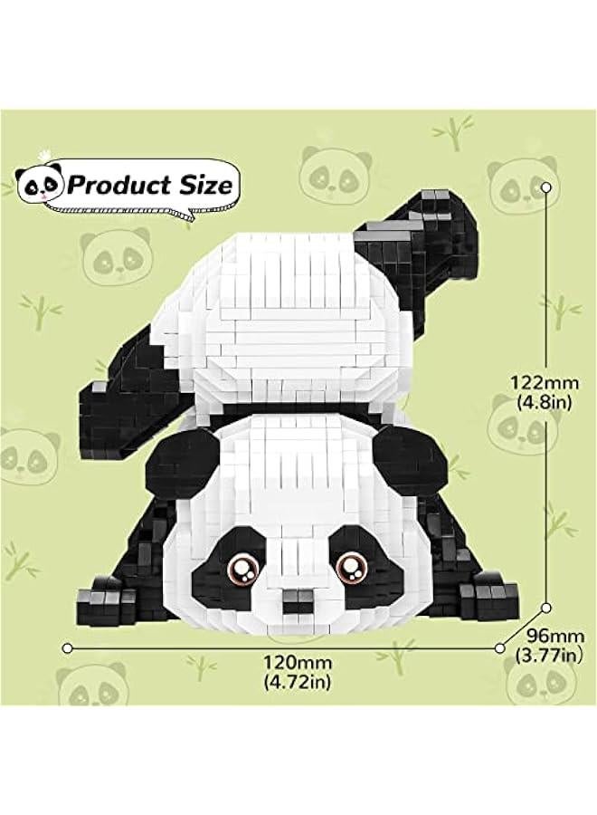MIXDE Mini Building Blocks Animals Sets for Goodie Bags, 1325 PCS Micro Mini Panda Building Toy Bricks for Adults, Party Favors for Kids  - Image 4