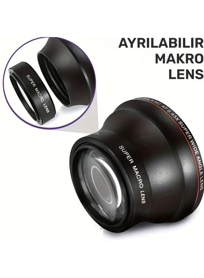 PM LC9 58 85mm Wide Angle Macro Lens 0 43X Optical Zoom Auto Focus For Contax - Image 2